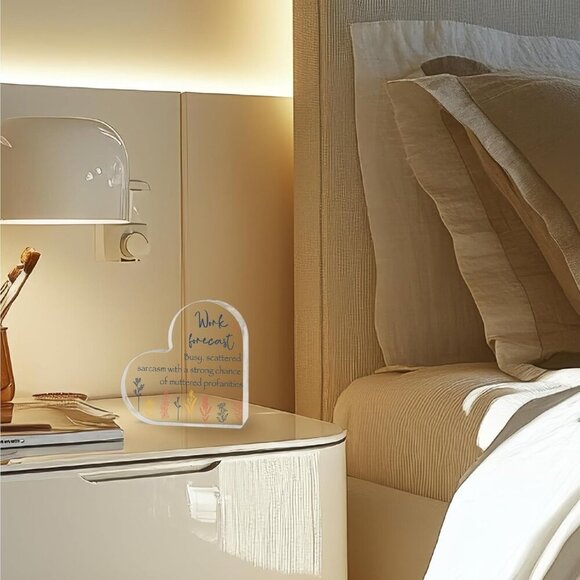 Funny Desk Sign - Acrylic Desk Decor, Cute Office Accessories, Coworker Gift - Picture 4 of 7